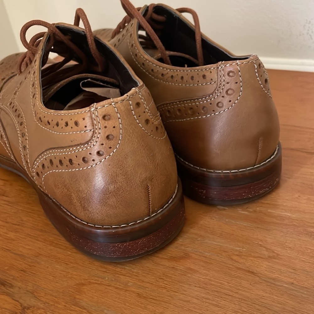 Rockport Tan Leather Oxford Wingtip Oxford Shoe Men Size 7 - Picture 5 of 6